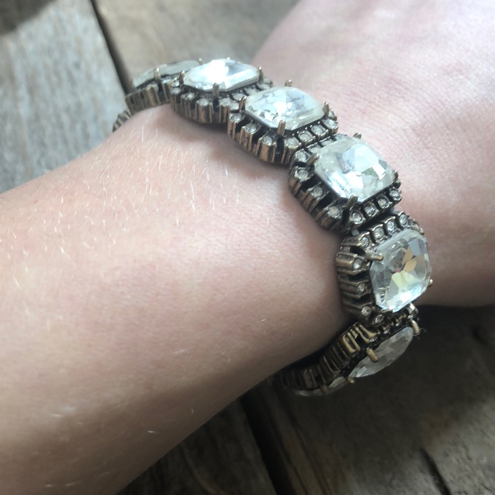 Chunky jeweled bracelet